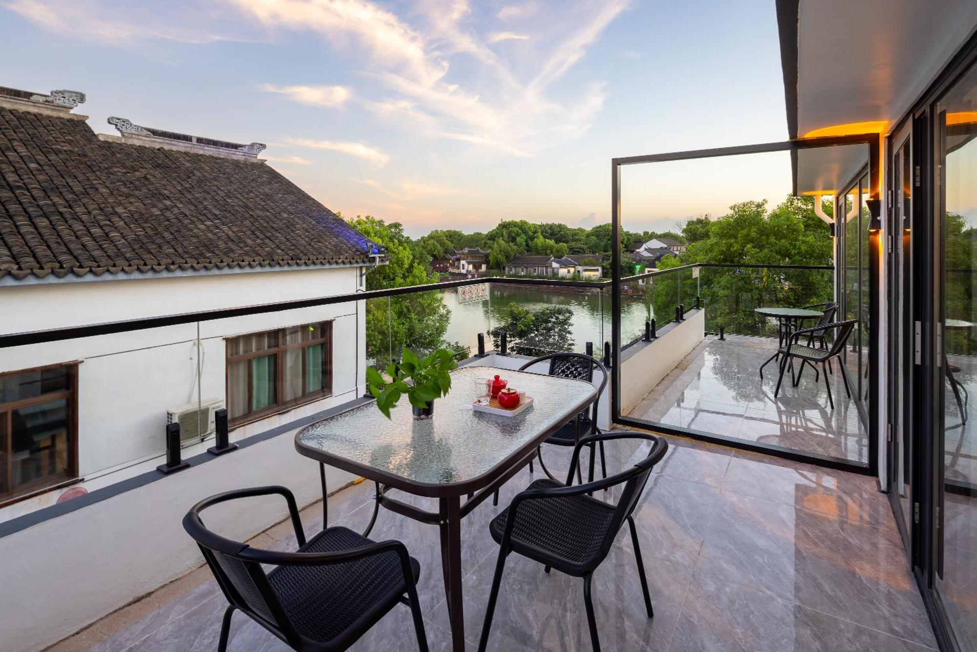 Suzhou Zhouzhuang Slowlife River View Lnn Куншан Екстериор снимка