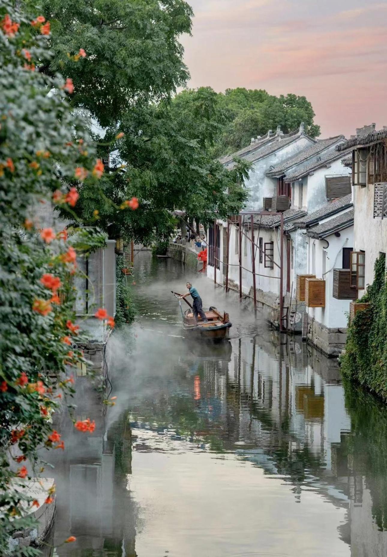 Suzhou Zhouzhuang Slowlife River View Lnn Куншан Екстериор снимка