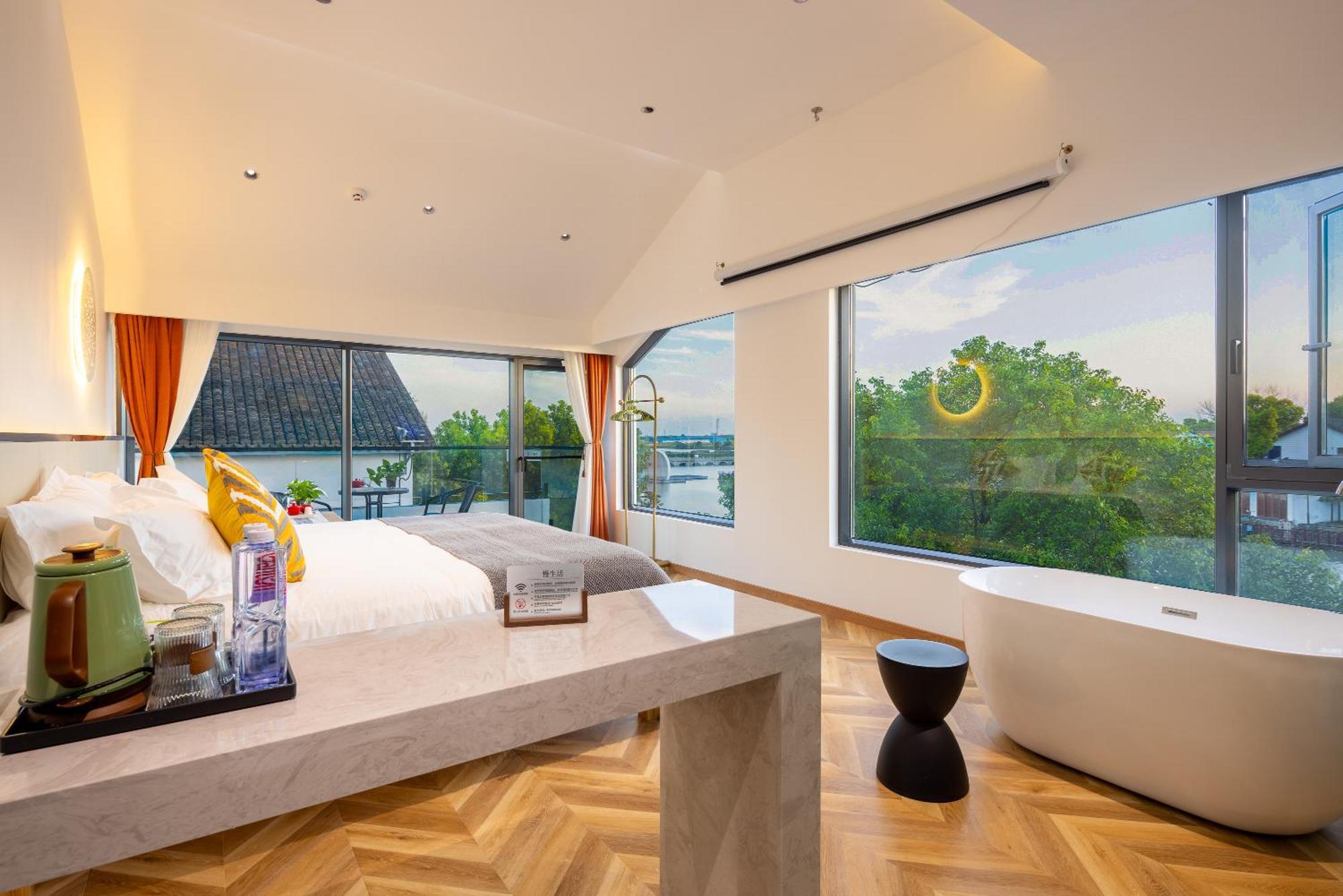 Suzhou Zhouzhuang Slowlife River View Lnn Куншан Екстериор снимка